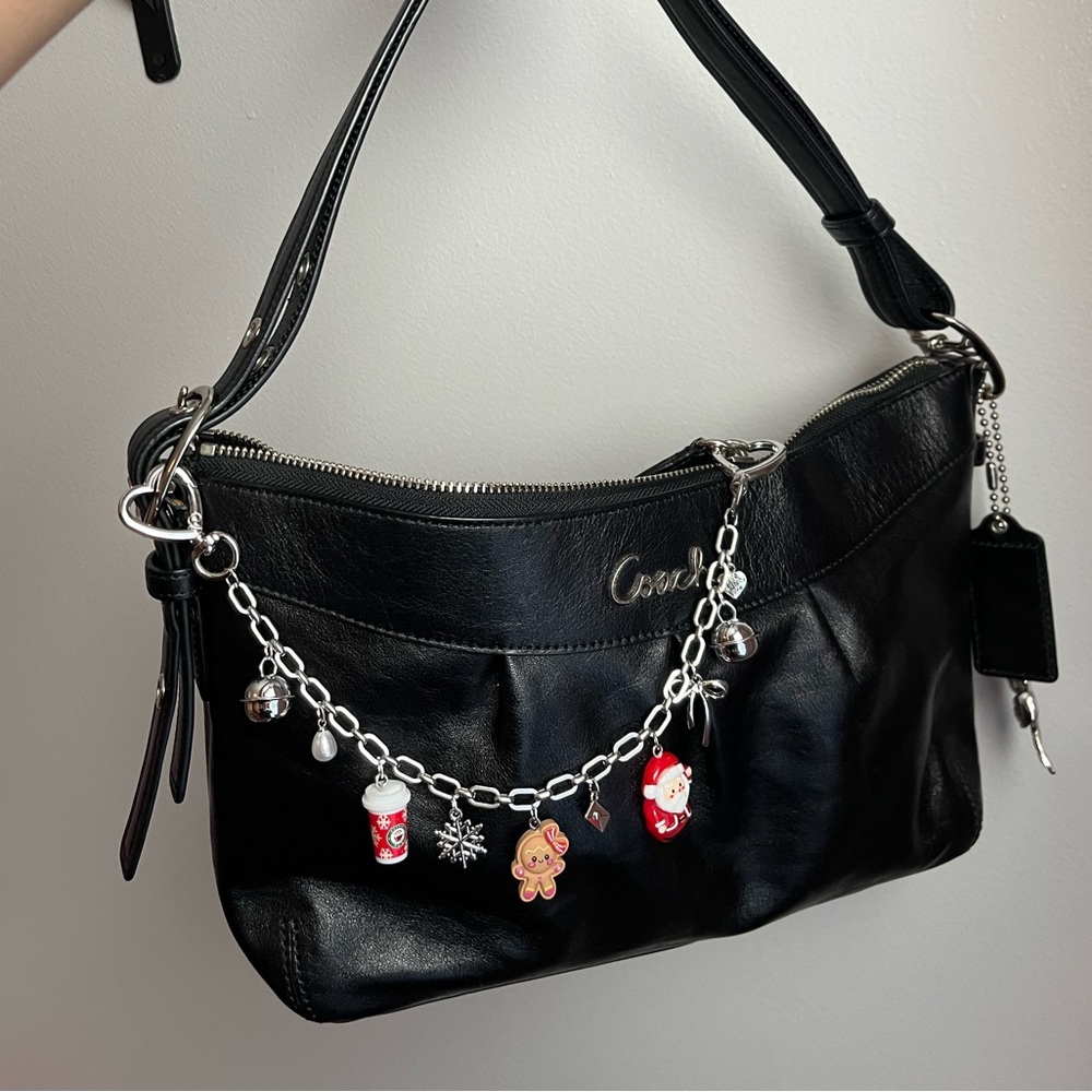 Silver Christmas Charm Bag Chain🎅🏻🎄☃️